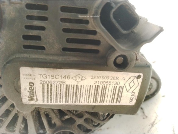 231000026R ALTERNADOR RENAULT MEGANE III Grandtour (KZ0/1)|Desguaces La Cabaña
