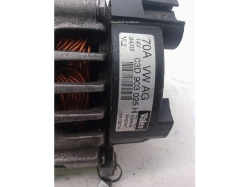 03D903025H,2542747C, ALTERNADOR VW POLO (9N_)|Desguaces La Cabaña