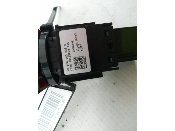 5F0953235B INTERRUPTOR WARNING SEAT IBIZA IV (6J5, 6P1) |Desguaces La Cabaña
