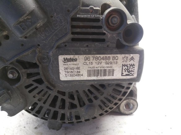 9678048880 ALTERNADOR PEUGEOT 208 Furgón|Desguaces La Cabaña