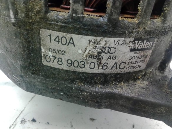 078903016AC ALTERNADOR AUDI A4 (8E2, B6)|Desguaces La Cabaña