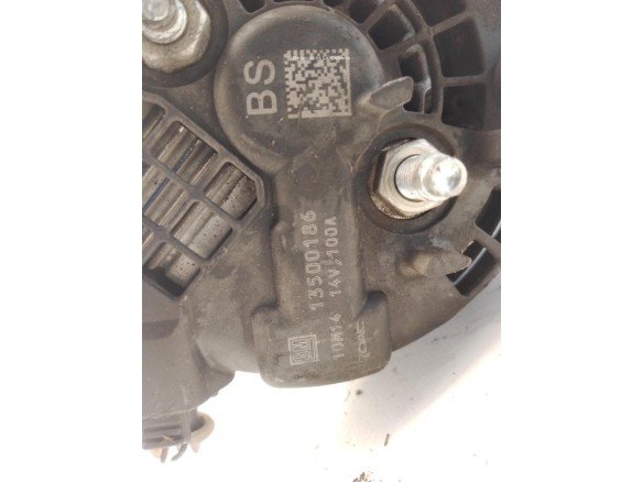 135000186 ALTERNADOR OPEL ASTRA J (P10)|Desguaces La Cabaña