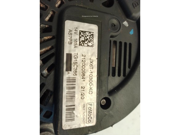 JX6T10300KC ALTERNADOR FORD TRANSIT CONNECT Furgón|Desguaces La Cabaña