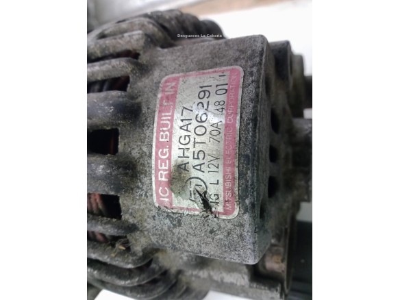 AHGA17,A5T06291, ALTERNADOR HONDA CIVIC VI Aerodeck (MB, MC)|Desguaces La Cabaña