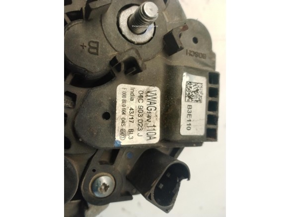 04C903023J ALTERNADOR SKODA FABIA III (NJ3)|Desguaces La Cabaña