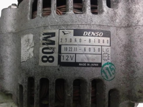 27060, ALTERNADOR SUBARU JUSTY IV|Desguaces La Cabaña