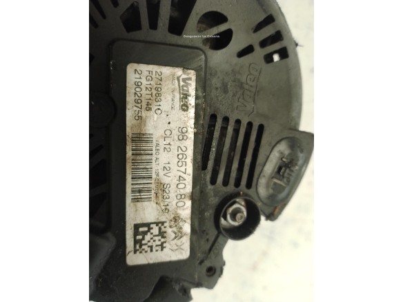 9826574080 ALTERNADOR CITROEN C3 III (SX)|Desguaces La Cabaña
