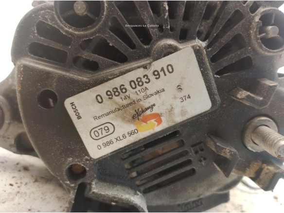 0986083910 ALTERNADOR SEAT LEON ST (5F8)|Desguaces La Cabaña