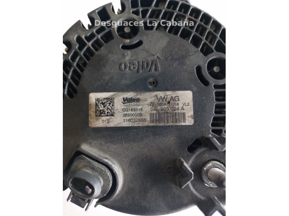 04L903024A ALTERNADOR AUDI A4 (8W2, B9)|Desguaces La Cabaña