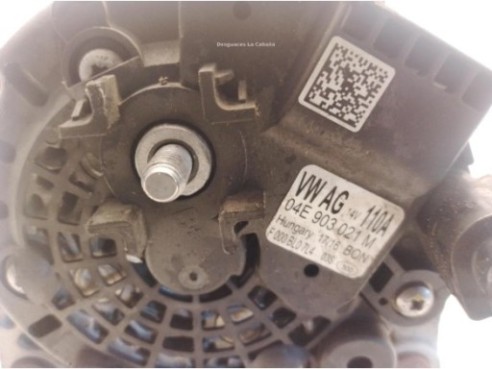 04E903021M ALTERNADOR SEAT IBIZA IV (6J5, 6P1)|Desguaces La Cabaña