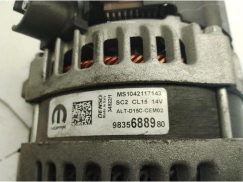 9835688980 ALTERNADOR OPEL GRANDLAND X (A18)|Desguaces La Cabaña