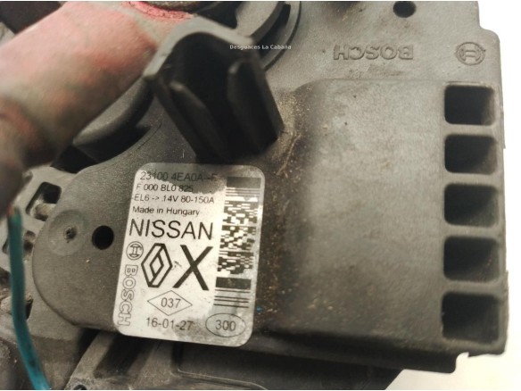 231004EA0AF ALTERNADOR RENAULT KADJAR (HA_, HL_)|Desguaces La Cabaña
