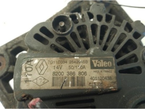 8200386806 ALTERNADOR RENAULT CLIO II (BB_, CB_)|Desguaces La Cabaña