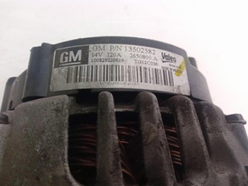 GM13502582 ALTERNADOR OPEL INSIGNIA A (G09)|Desguaces La Cabaña