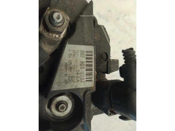 06F903023J ALTERNADOR VW SHARAN (7M8, 7M9, 7M6)|Desguaces La Cabaña