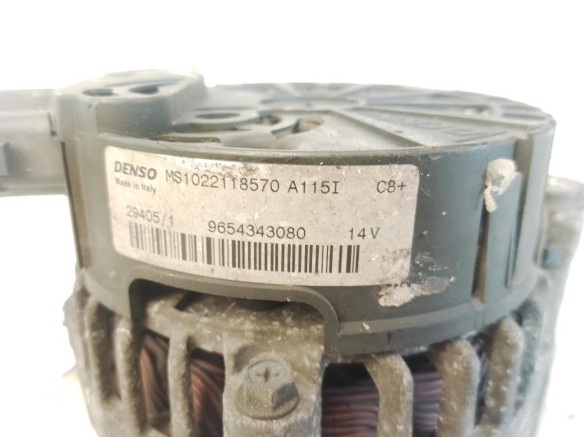 9654343080 ALTERNADOR PEUGEOT 1007 (KM_)|Desguaces La Cabaña