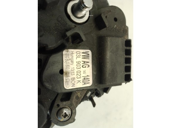 03L903023K ALTERNADOR SEAT LEON (5F1)|Desguaces La Cabaña