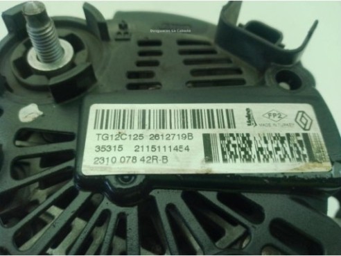 231006677R ALTERNADOR RENAULT CAPTUR (J5_, H5_)|Desguaces La Cabaña
