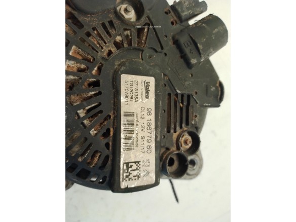 9818677980 ALTERNADOR CITROEN C3 III (SX)|Desguaces La Cabaña