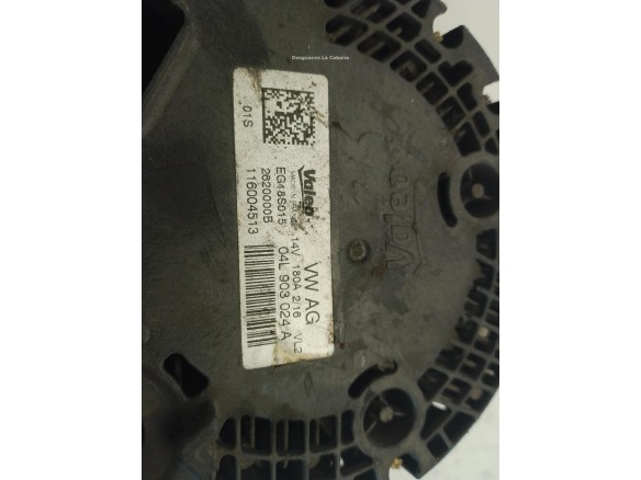 04L903024A ALTERNADOR AUDI A4 (8W2, B9)|Desguaces La Cabaña
