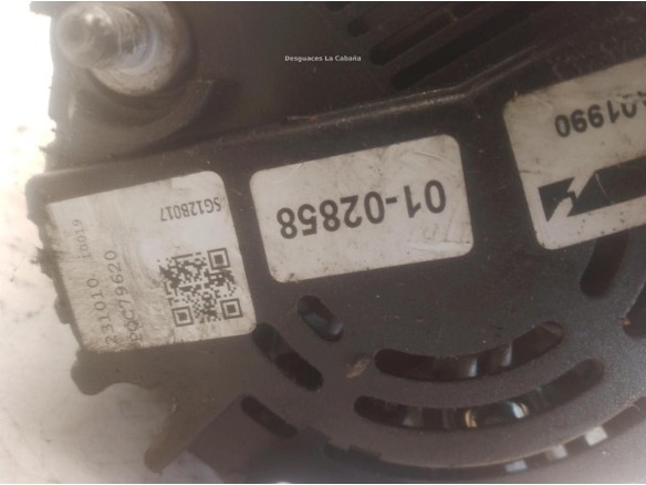 8200590255 ALTERNADOR RENAULT TRAFIC II Autobús (JL)|Desguaces La Cabaña