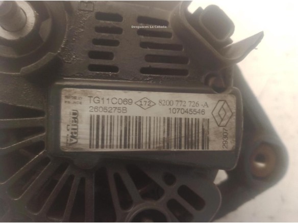 8200728292 ALTERNADOR RENAULT MEGANE II (BM0/1_, CM0/1_)|Desguaces La Cabaña