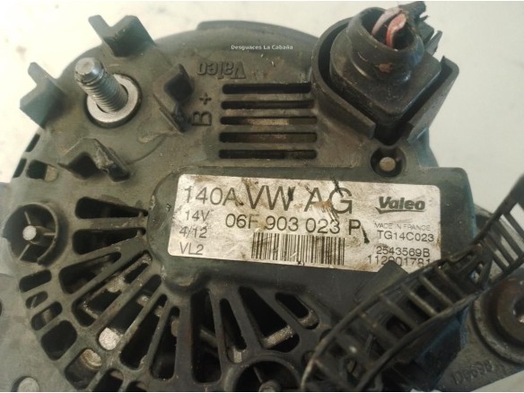 06F903203P ALTERNADOR SEAT EXEO ST (3R5)|Desguaces La Cabaña