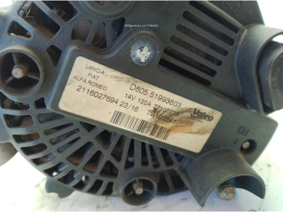 0000071799112 ALTERNADOR FIAT TIPO Sedán (356_)|Desguaces La Cabaña