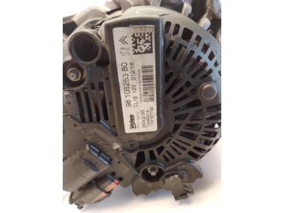 9810525380 ALTERNADOR CITROEN BERLINGO (B9)|Desguaces La Cabaña