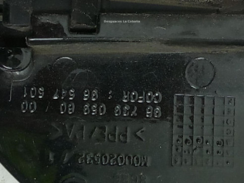 9673905980 TAPA COMBUSTIBLE PEUGEOT 208 |Desguaces La Cabaña