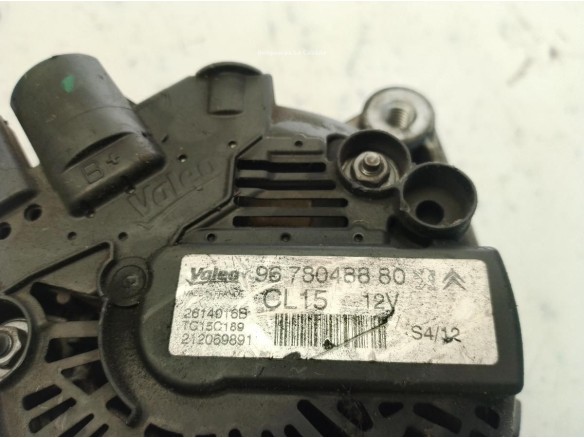 9678048880 ALTERNADOR CITROEN C4 II (B7)|Desguaces La Cabaña