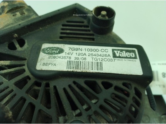 208043578 ALTERNADOR FORD FIESTA VI|Desguaces La Cabaña
