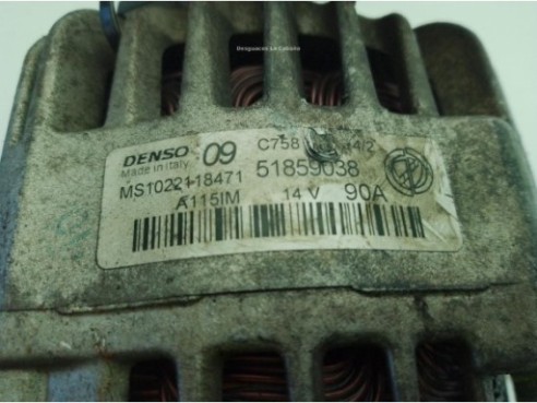 0000052003532 ALTERNADOR FIAT DOBLO Limusina (263_)|Desguaces La Cabaña