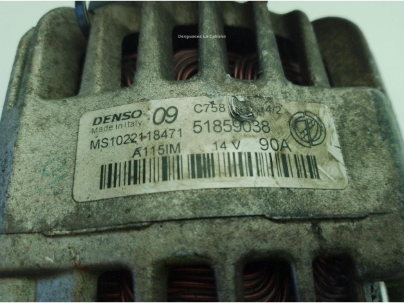 0000052003532 ALTERNADOR FIAT DOBLO Limusina (263_)|Desguaces La Cabaña