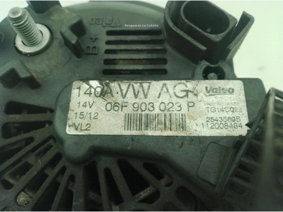 06F903023P ALTERNADOR SEAT EXEO (3R2)|Desguaces La Cabaña