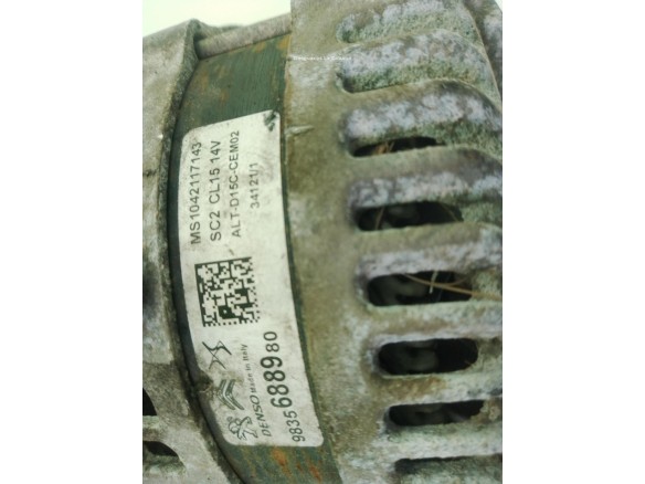 9835688980 ALTERNADOR PEUGEOT 208 II (UB_, UP_, UW_)|Desguaces La Cabaña