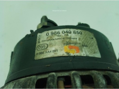 0986040850 ALTERNADOR NISSAN TERRANO II (R20)|Desguaces La Cabaña