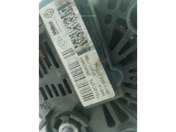 231000027R ALTERNADOR RENAULT MEGANE III Grandtour (KZ0/1)|Desguaces La Cabaña