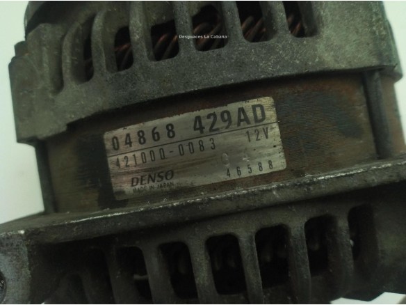 04868429AD ALTERNADOR CHRYSLER VOYAGER IV (RG, RS)|Desguaces La Cabaña