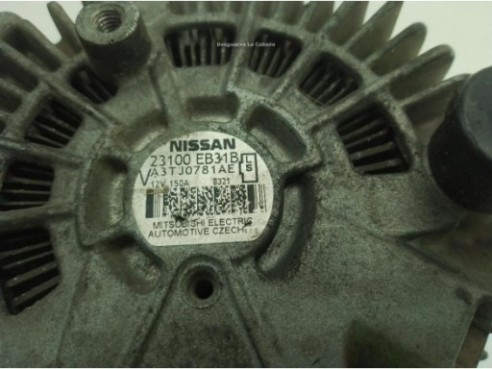 23100EB31B ALTERNADOR NISSAN NP300 NAVARA (D40)|Desguaces La Cabaña