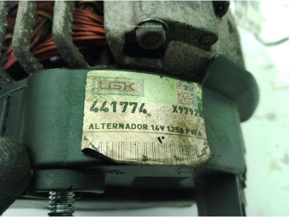 8200590255 ALTERNADOR RENAULT TRAFIC II Autobús (JL)|Desguaces La Cabaña