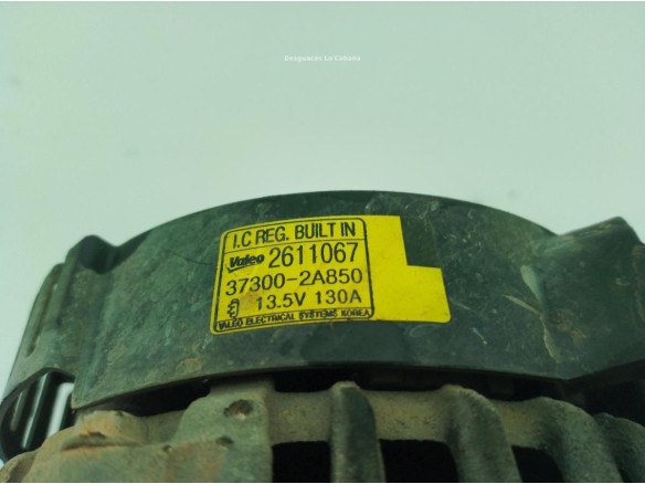 373002A850 ALTERNADOR KIA SPORTAGE (SL)|Desguaces La Cabaña