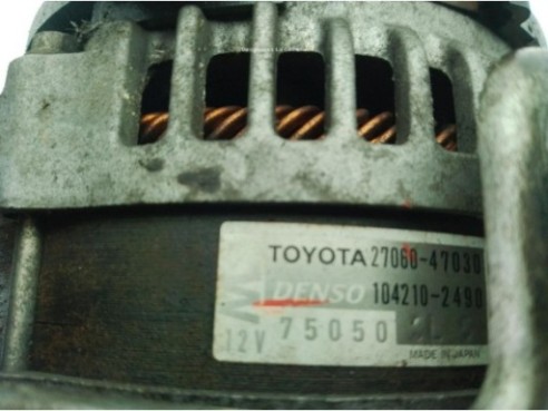 2706047020 ALTERNADOR TOYOTA URBAN CRUISER (_P1_)|Desguaces La Cabaña