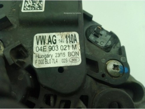 04E903015H ALTERNADOR SEAT LEON (5F1)|Desguaces La Cabaña