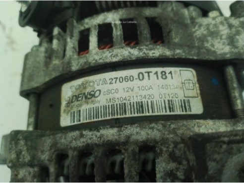 270600T181 ALTERNADOR TOYOTA VERSO (_R2_)|Desguaces La Cabaña