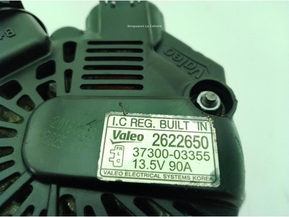 3730003355 ALTERNADOR HYUNDAI i20 (GB)|Desguaces La Cabaña