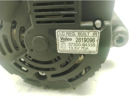 3730004335 ALTERNADOR KIA PICANTO (TA)|Desguaces La Cabaña