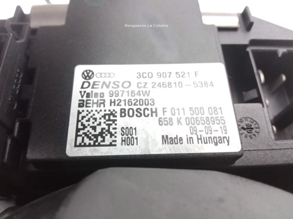 3C0907521F MOTOR CALEFACCION VW SCIROCCO (137, 138) |Desguaces La Cabaña