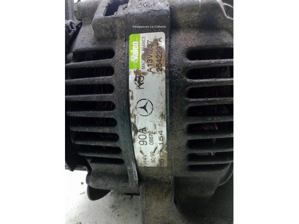 0111545602,A13VI237, ALTERNADOR MERCEDES BENZ CLASE A (W168)|Desguaces La Cabaña