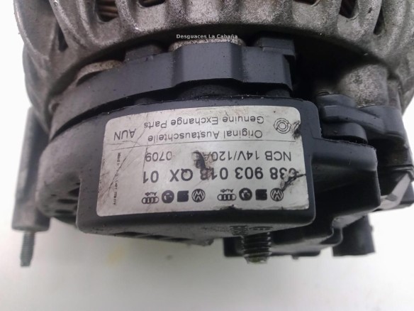 038903018QX, ALTERNADOR VW GOLF IV (1J1)|Desguaces La Cabaña